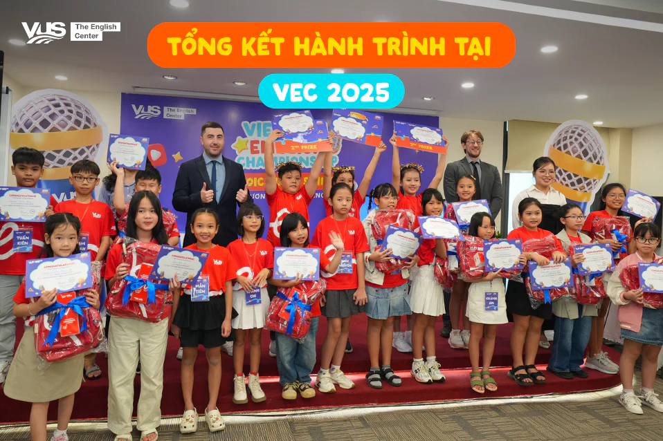 Học viên VUS toả sáng với kỹ năng thuyết trình tiếng Anh tại Chung kết VEC 2025