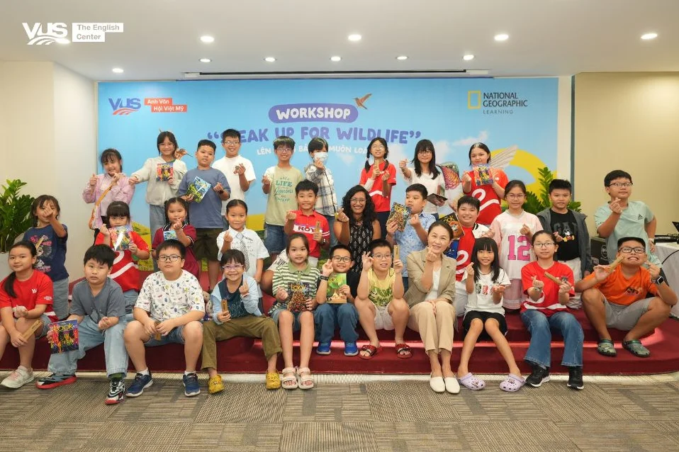 Học viên VUS khám phá thiên nhiên qua workshop 'Speak Up for Wildlife'