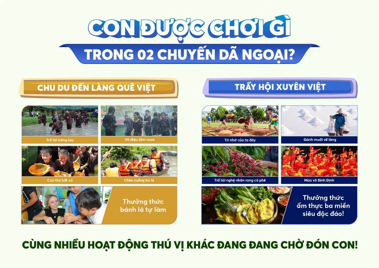 Cho con vui hè siêu-Việt, vươn xa cùng bản sắc dân tộc tại chương trình tiếng Anh hè Super Summer 2024