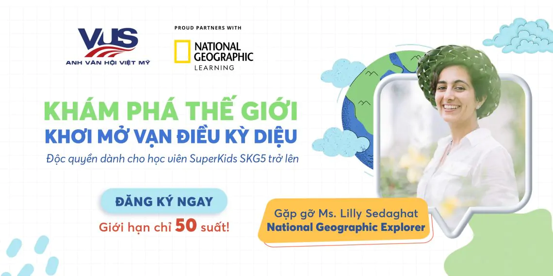 Độc quyền cho học viên VUS: Buổi giao lưu gặp gỡ chuyên gia quốc tế với chủ đề Góp xanh Trái Đất