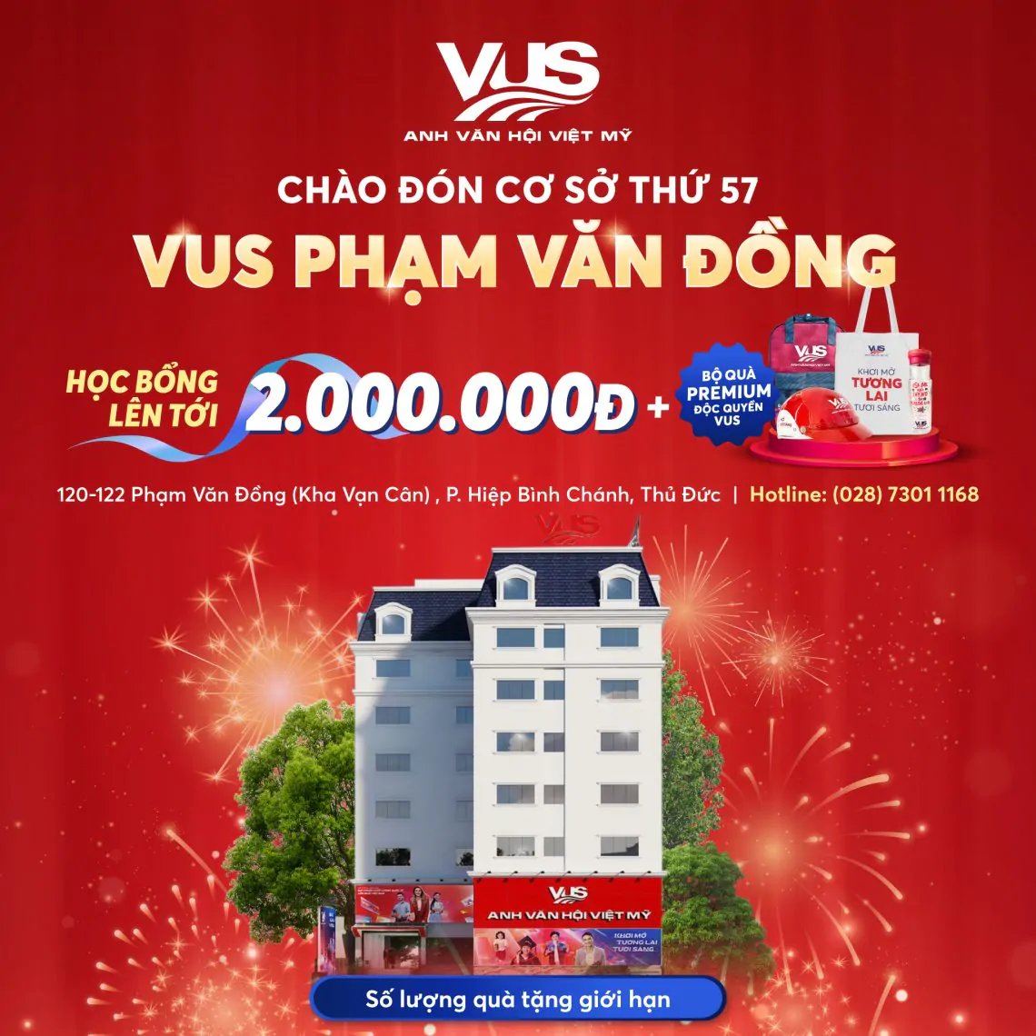 Khai trương cơ sở VUS thứ 57 - VUS Phạm Văn Đồng hứa hẹn mang đến không gian trải nghiệm mới & nội dung học chuẩn quốc tế