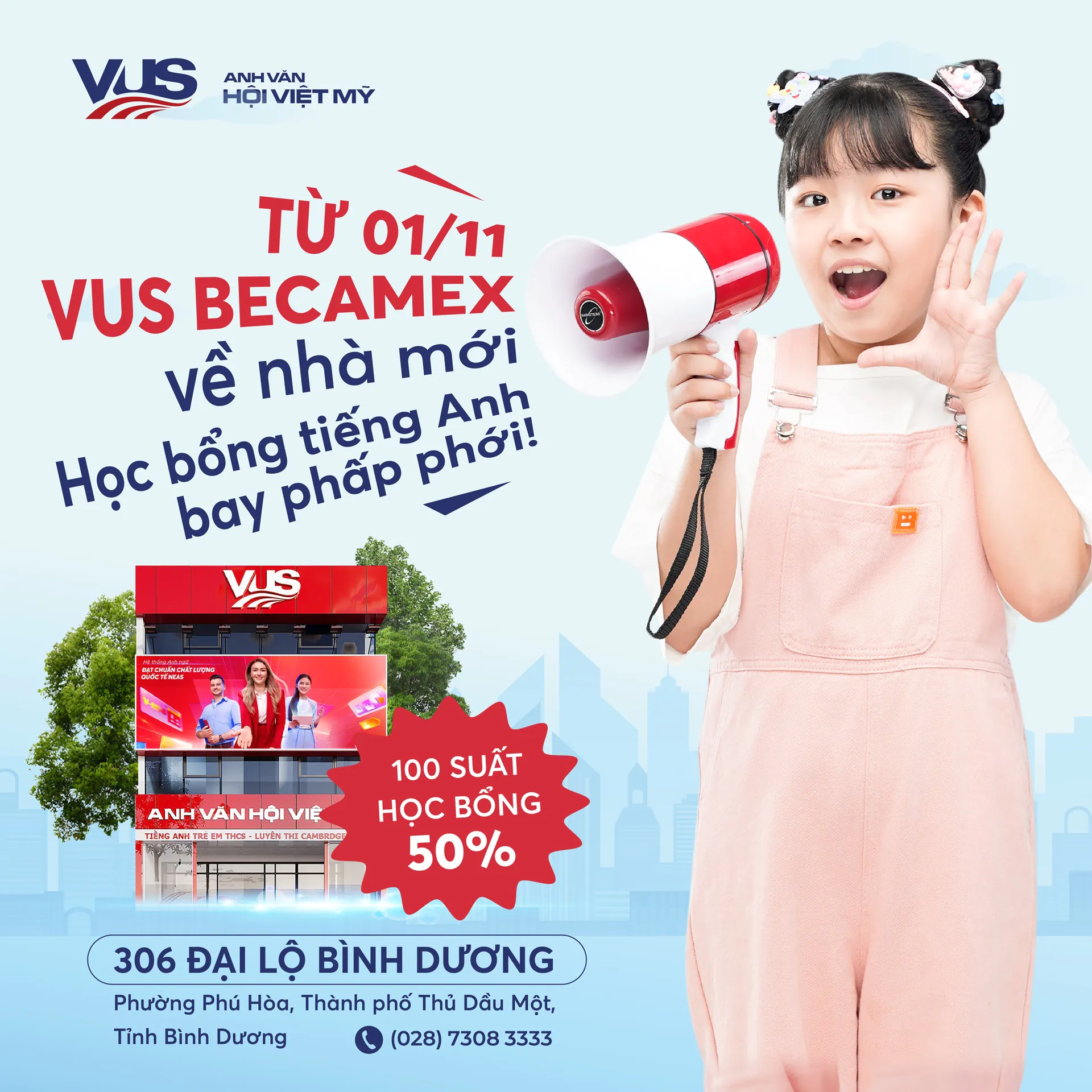 VUS becamex chuyển địa điểm mới – sẵn sàng bứt phá!