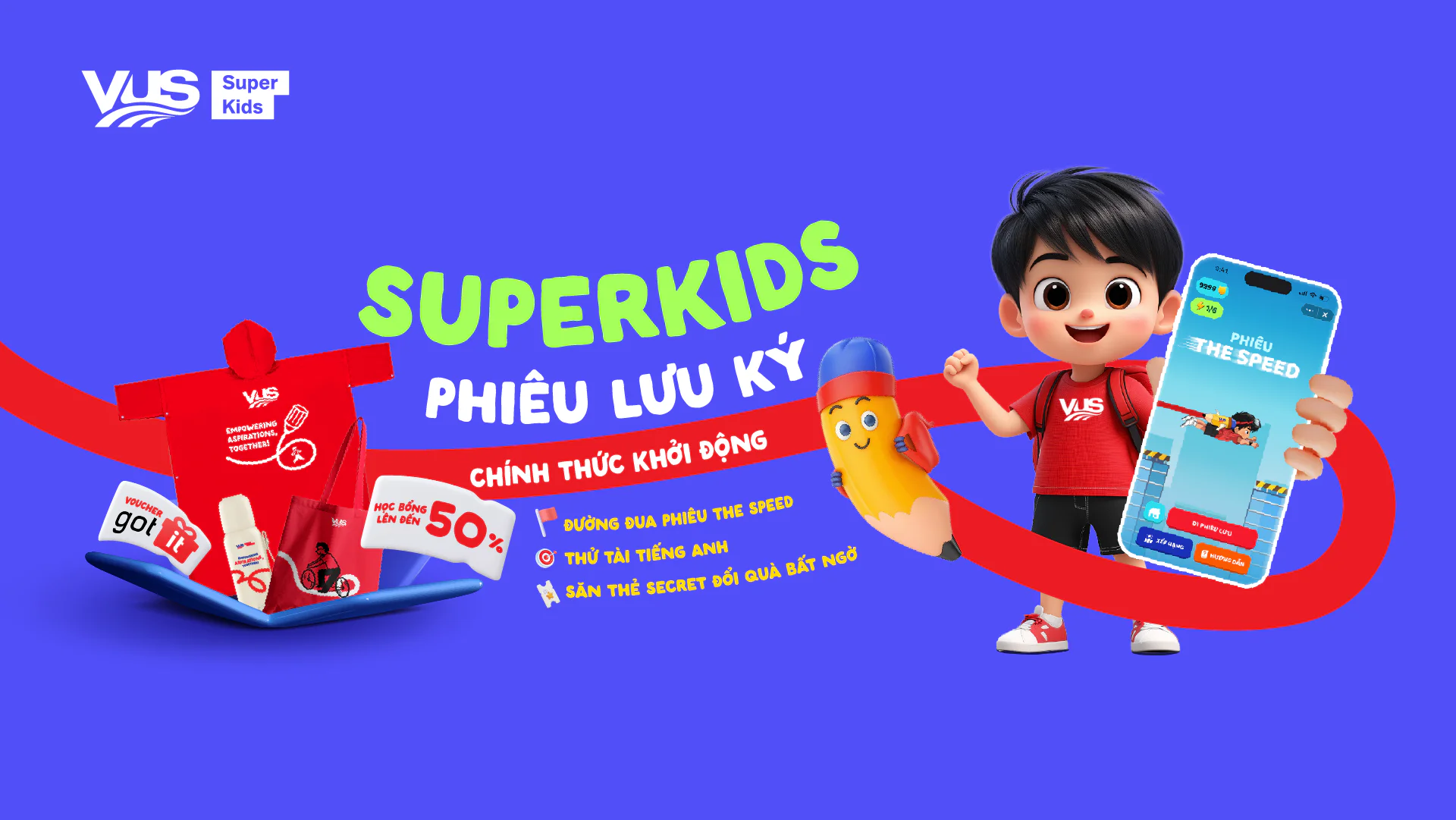 VUS chính thức ra mắt gamification - SuperKids phiêu lưu ký