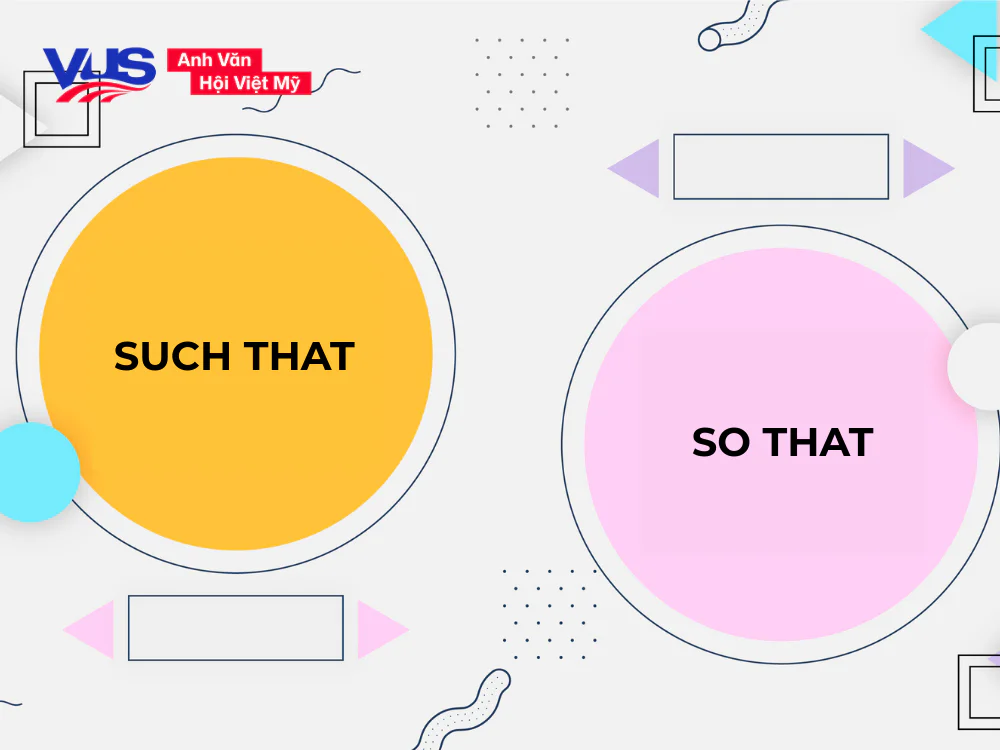Phân biệt cấu trúc such that và so that