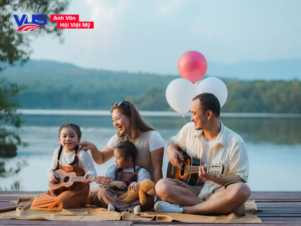 Ba mẹ cùng bé học tiếng Anh qua bài hát