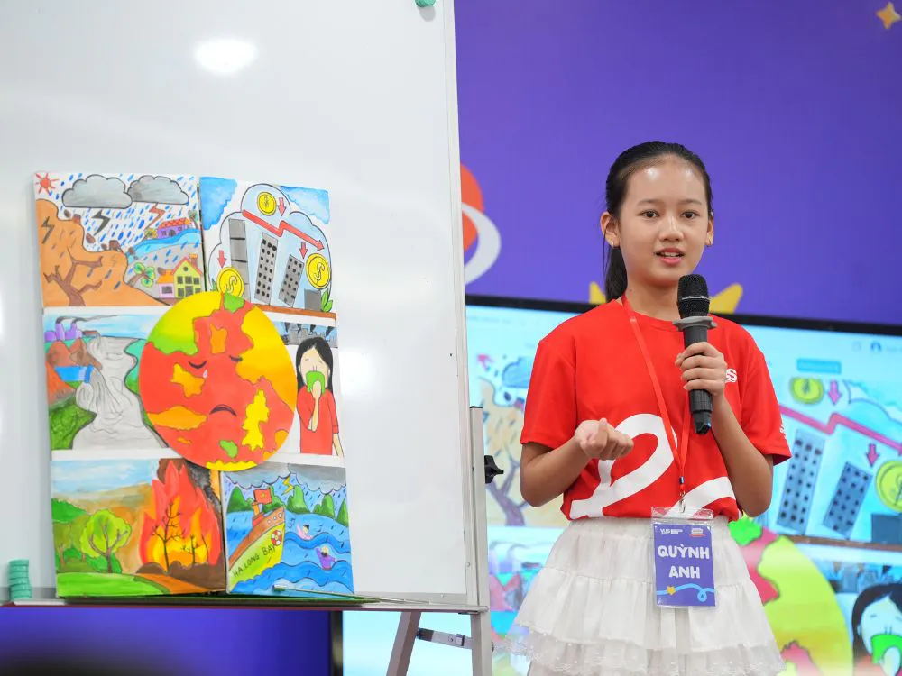 Học viên VUS thuyết trình lưu loát và tự tin 