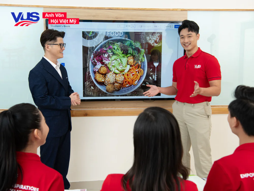 Cùng VUS – Tiếng Anh tiến bộ vượt bậc mỗi ngày