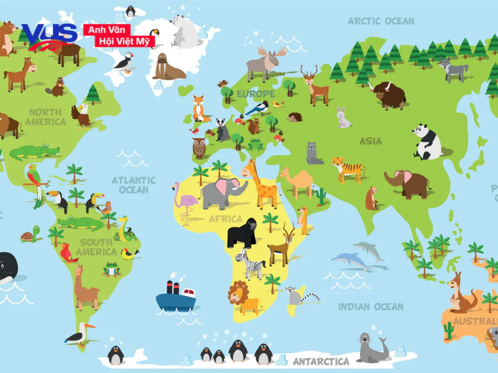 Ngữ pháp tiếng Anh lớp 4 Unit 19 - The animal world