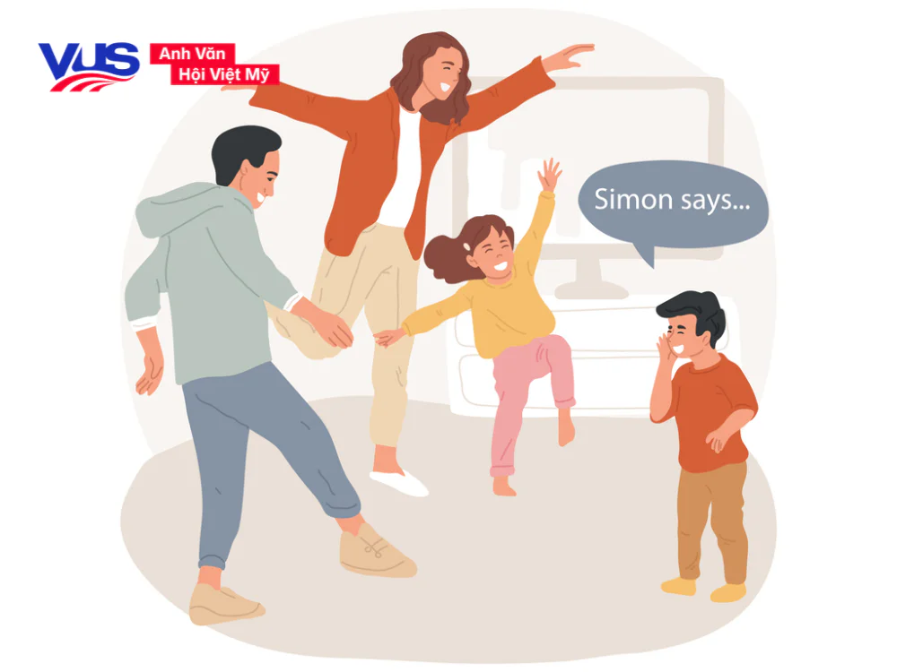 Trò chơi tiếng Anh cho bé - Simon Says giúp luyện kỹ năng nghe - hiểu