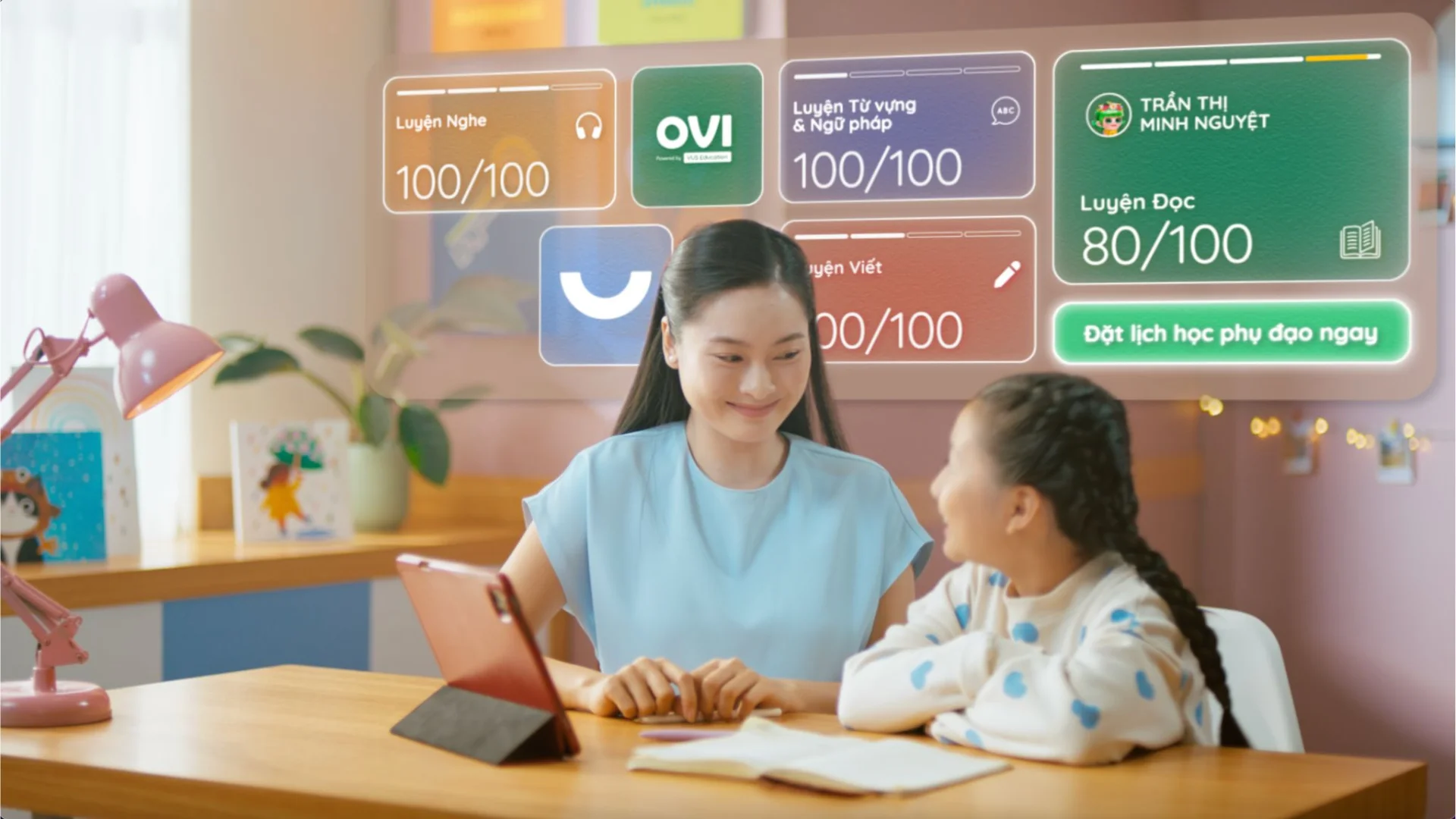 OVI Parents giúp cha mẹ quản lý và đồng hành cùng con trên hành trình học tiếng Anh