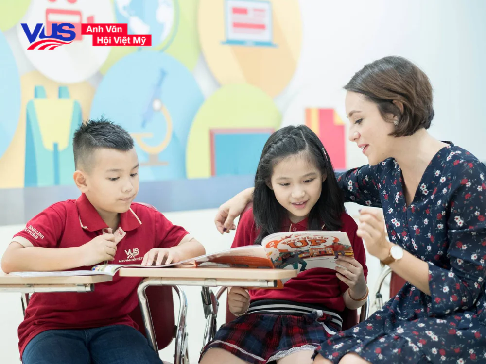 VUS đồng hành cùng các con trên hành trình chinh phục tiếng Anh
