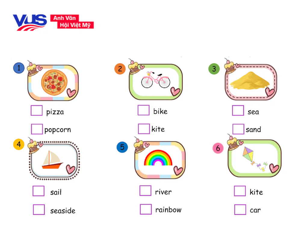 bài tập tiếng anh lớp 2 - bài 3