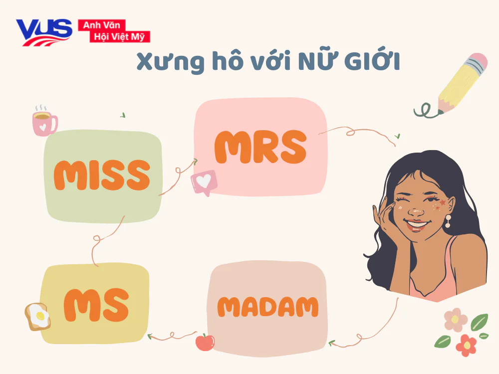 Cách xưng hô với nữ giới