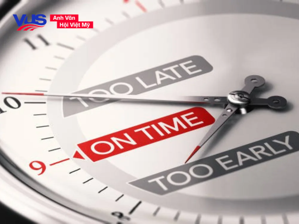 Cách dùng chi tiết của On time trong tiếng Anh