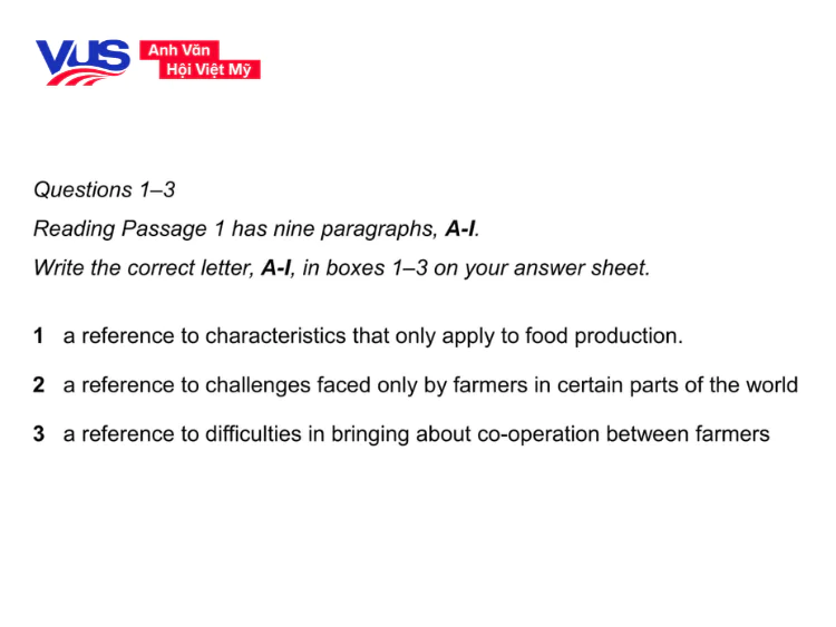 Tip làm bài Reading IELTS: Dạng bài Matching Information