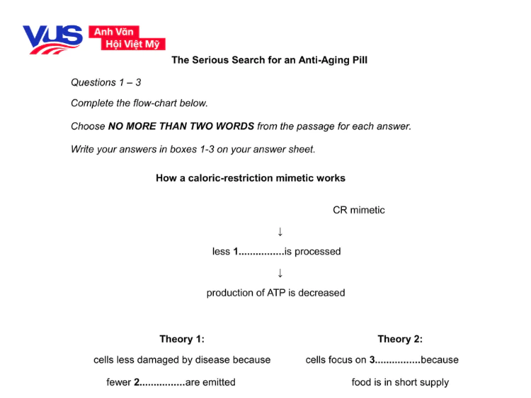 Tip làm bài Reading IELTS: Dạng bài Summary / Note / Table / Flowchart Completion