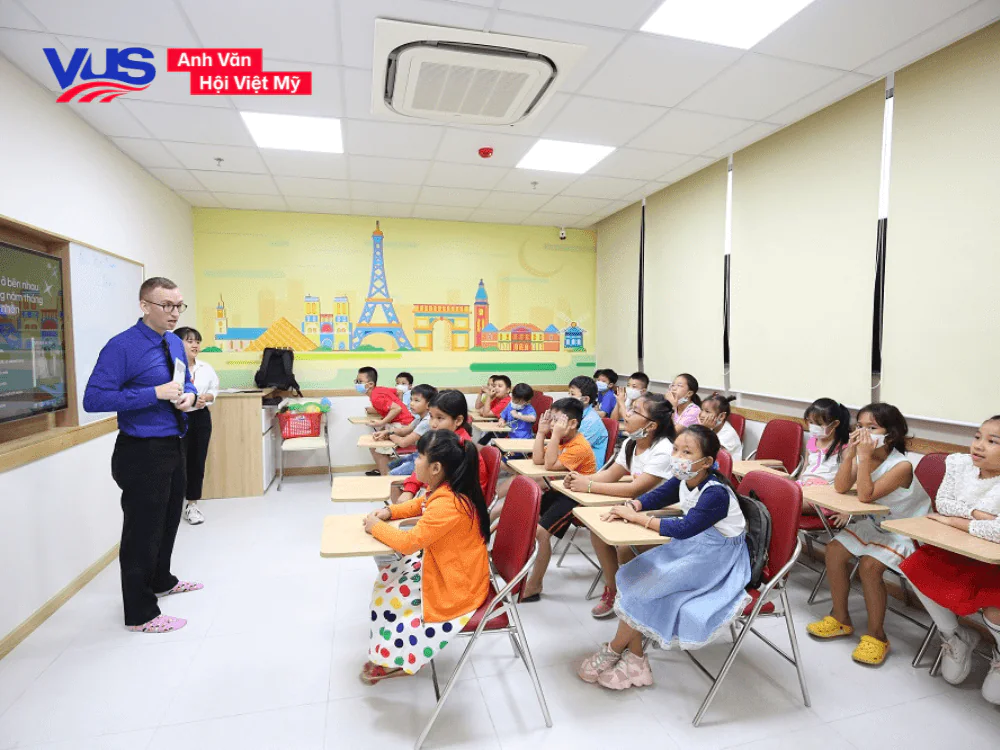 Khóa học SuperKids tại trung tâm tiếng Anh cho trẻ em VUS