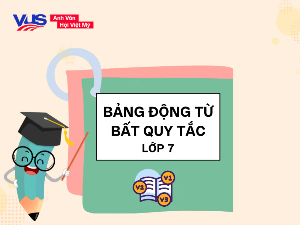 Bảng động từ bất quy tắc lớp 7