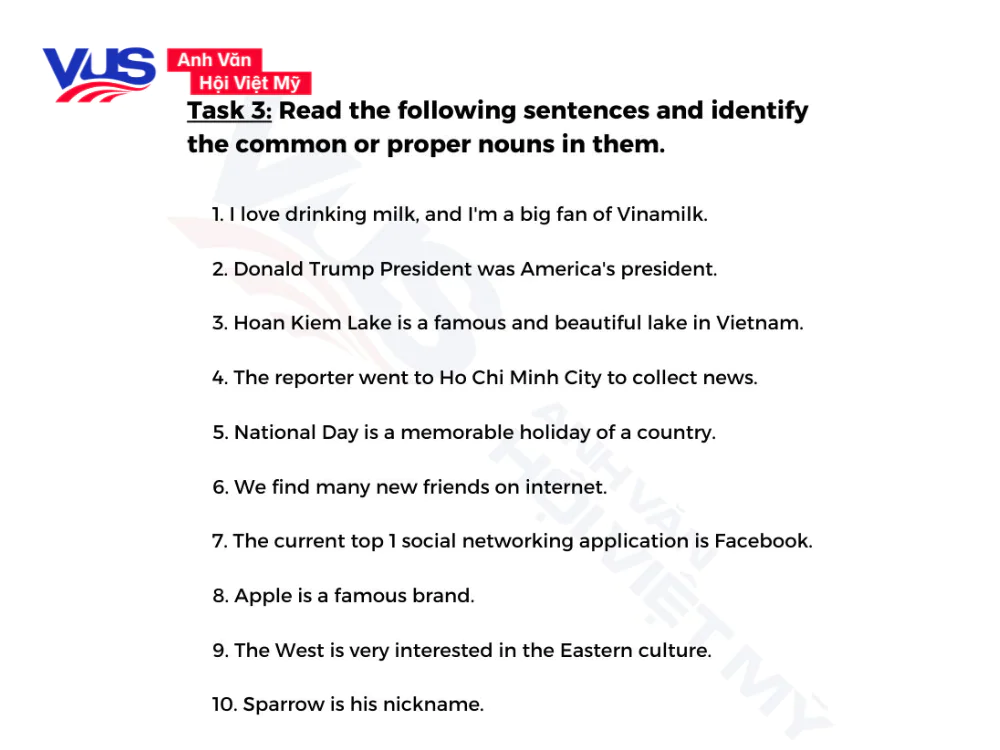 Tìm hiểu về danh từ chung danh từ riêng trong tiếng Anh