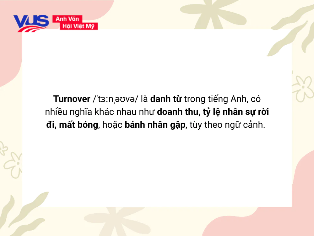 Turnover là gì?