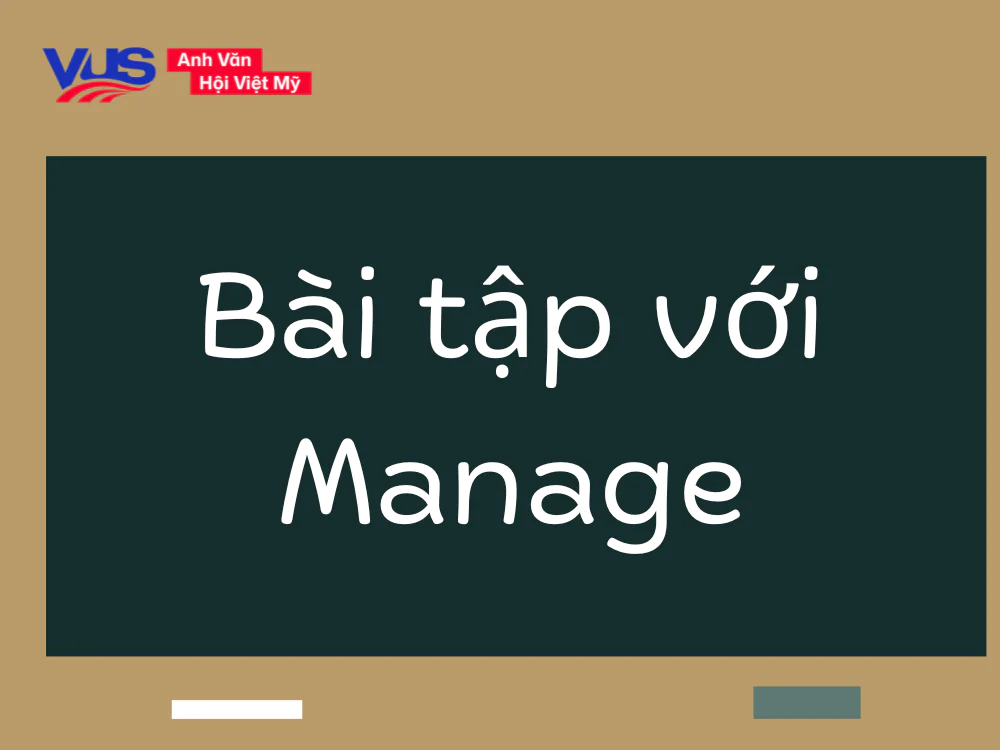 Bài tập với Manage
