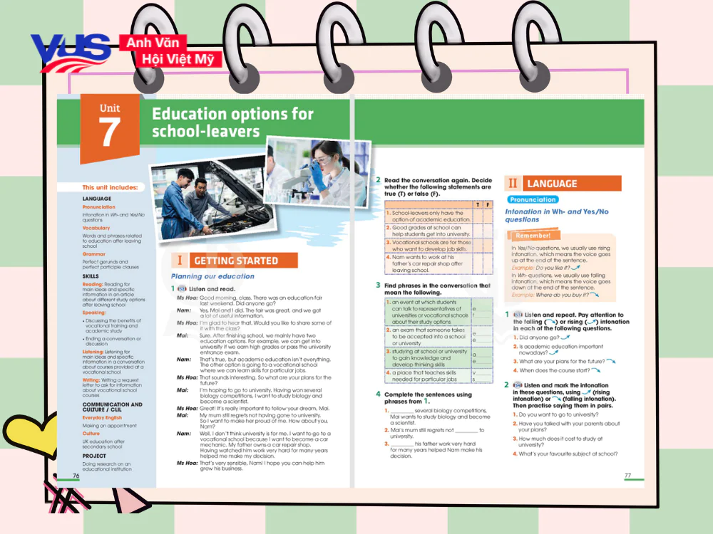 Soạn b&agrave;i Tiếng Anh 11 Unit 7 theo từng phần kiến thức v&agrave; kỹ năng