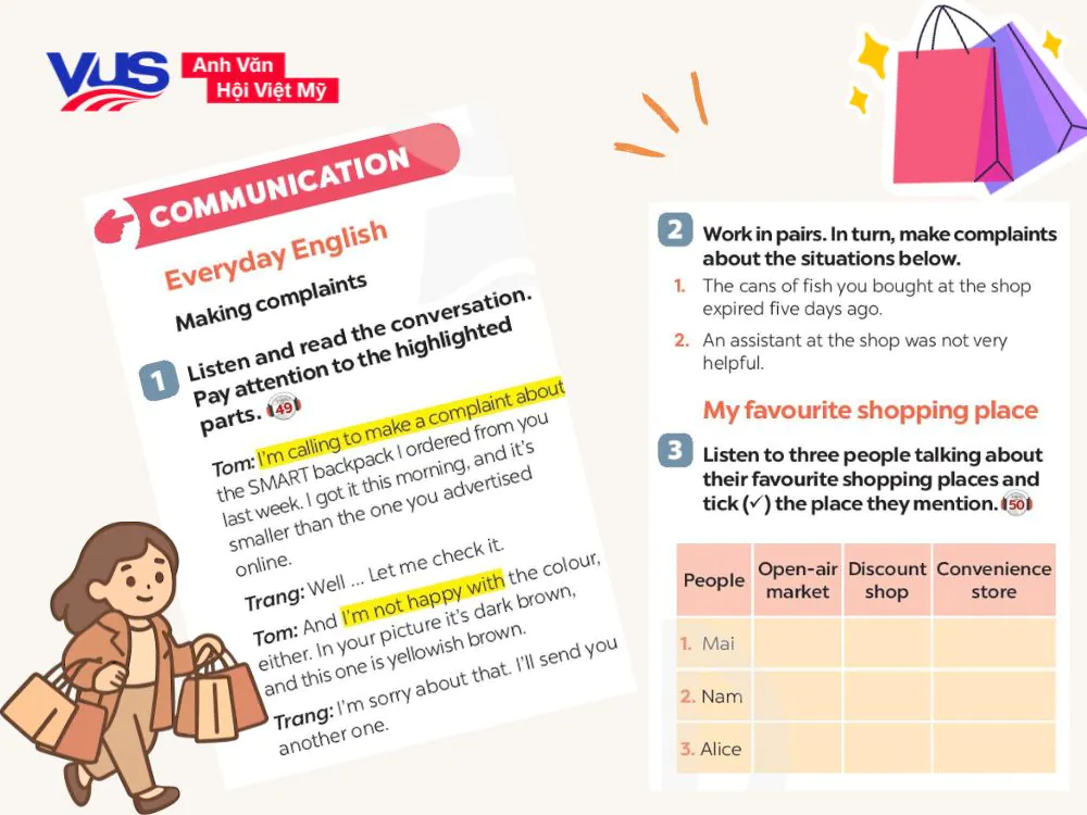 Soạn tiếng Anh 8 Unit 8 Communication