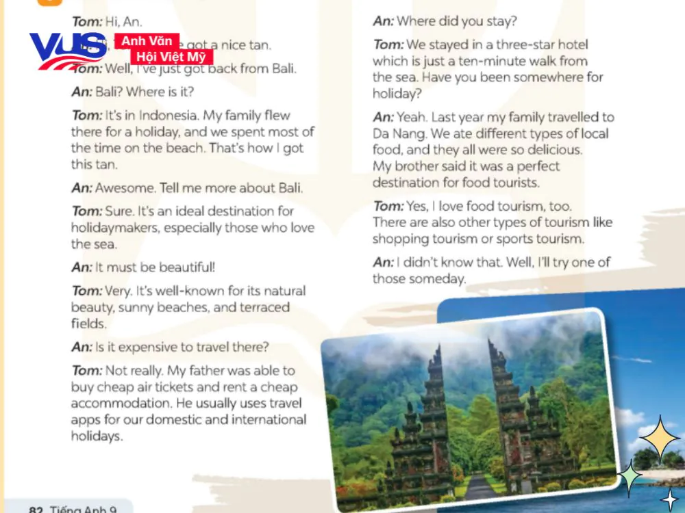 Soạn tiếng Anh 9 Global Success Unit 8 Getting Started