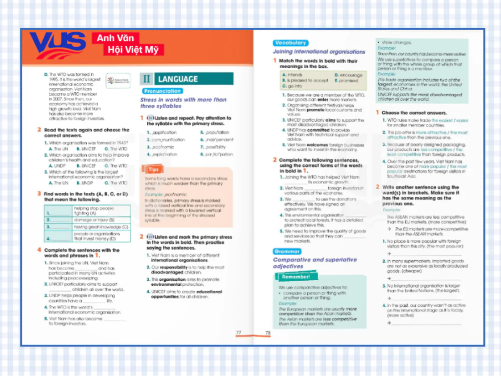 Soạn v&agrave; giải b&agrave;i tiếng Anh Unit 7 lớp 10