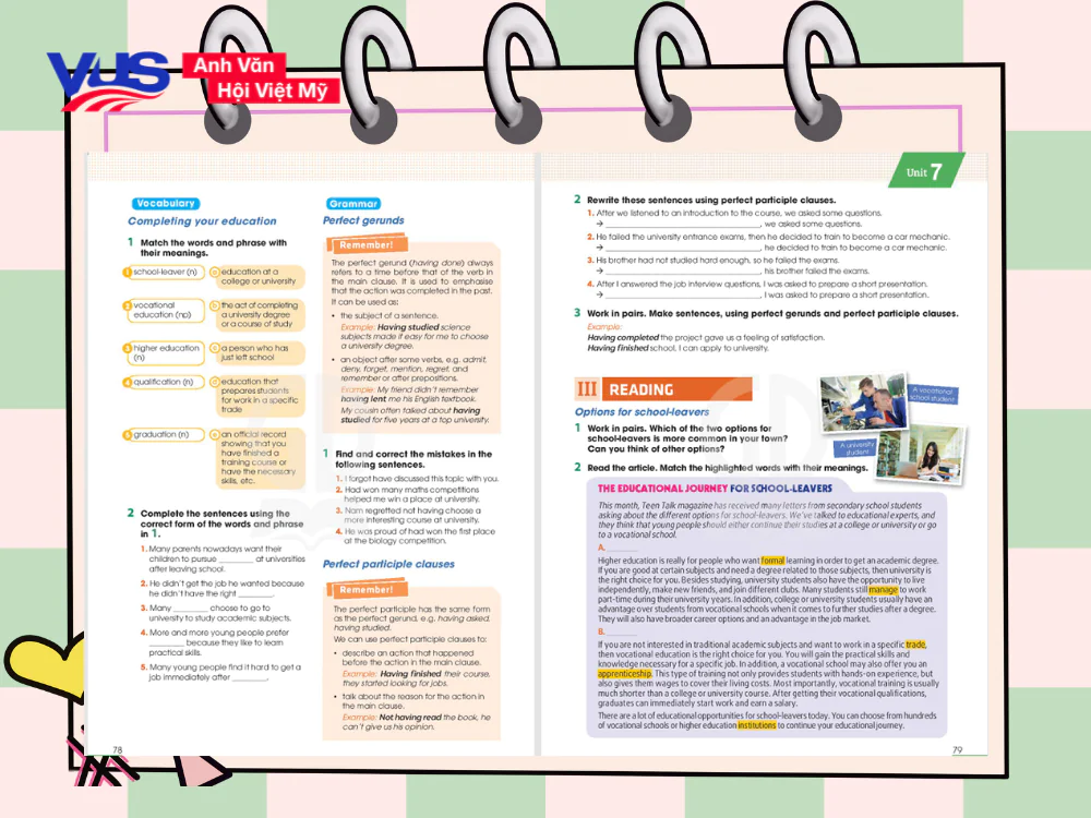 Tiếng Anh 11 Unit 7 Reading