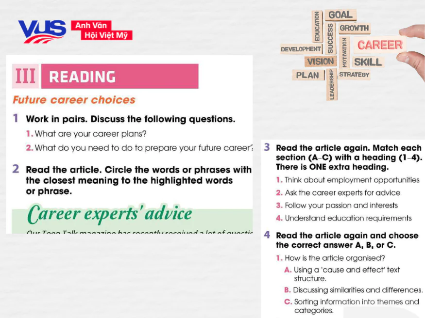 Chinh phục Tiếng Anh 12 Unit 9 Reading c&ugrave;ng VUS!