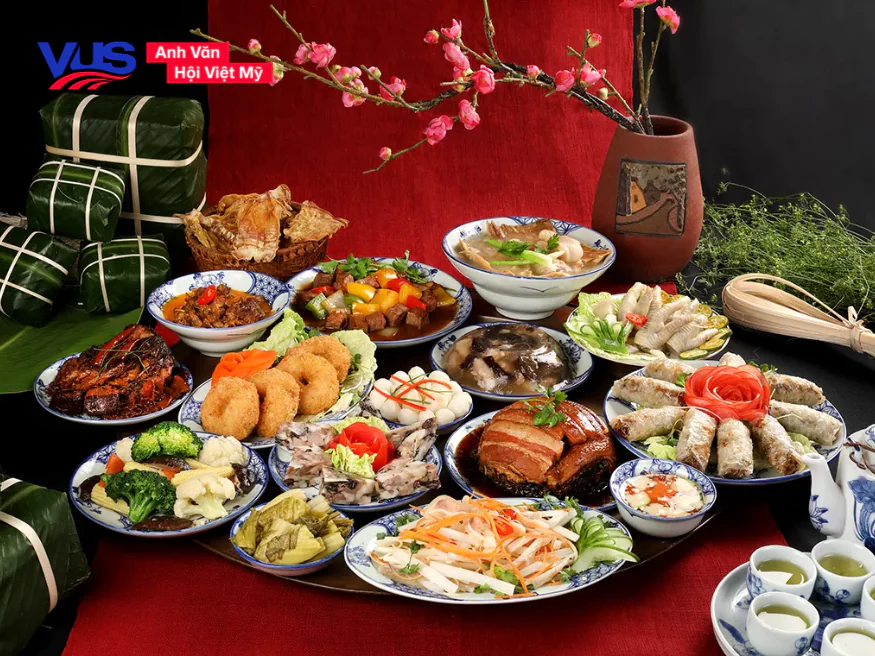 Tổng hợp từ vựng c&aacute;c m&oacute;n ăn ng&agrave;y Tết tiếng Anh phổ biến nhất
