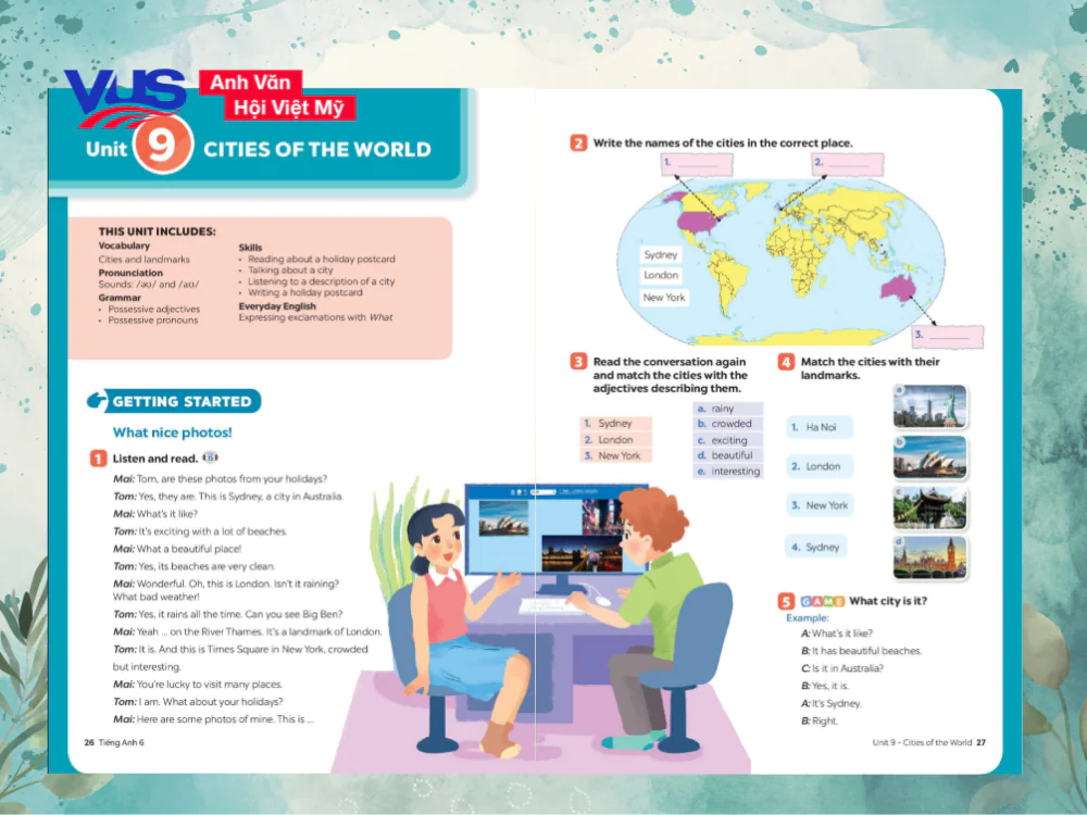 Tổng hợp từ vựng&nbsp;tiếng Anh 6 tập 2 Unit 9