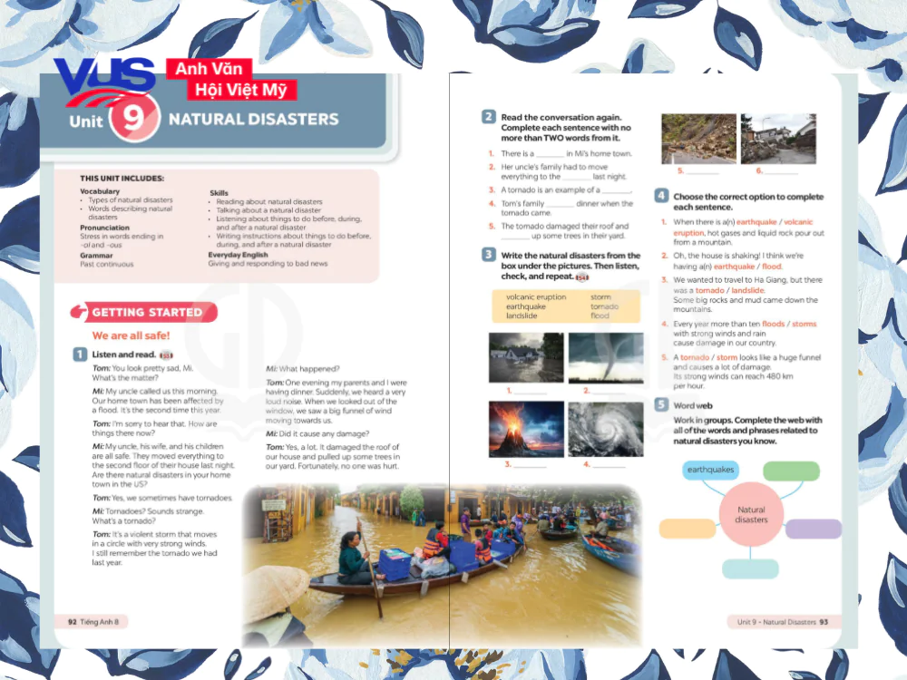 Tổng hợp&nbsp;tiếng Anh 8 Unit 9 từ vựng hay d&ugrave;ng