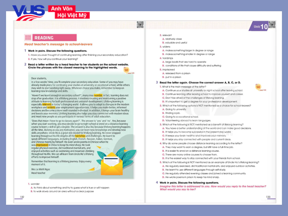 Tiếng Anh 12 Unit 10 Reading