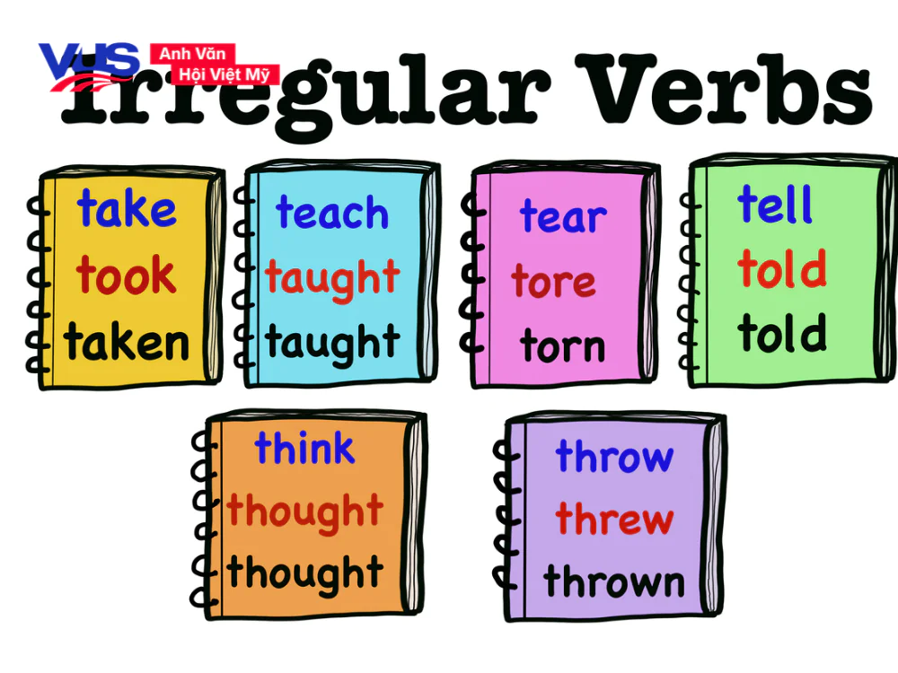 Ghi ch&eacute;p những động từ bất quy tắc phổ biến gi&uacute;p học hiệu quả