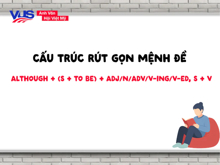 C&ocirc;ng thức v&agrave; c&aacute;ch d&ugrave;ng Although chi tiết