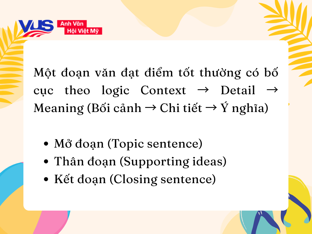 C&ugrave;ng VUS học c&aacute;ch viết đoạn văn về kỳ nghỉ bằng tiếng Anh ngắn gọn