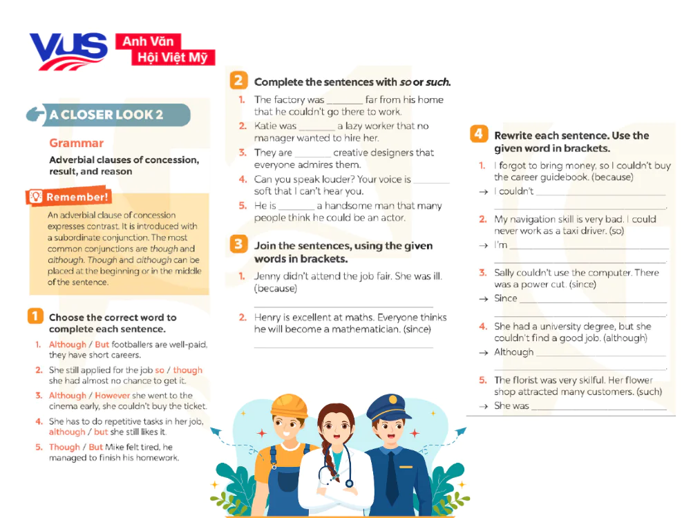 Soạn tiếng Anh 9 Unit 12 A Closer Look 2