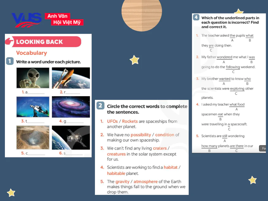 Soạn tiếng Anh 8 Unit 12 Looking Back