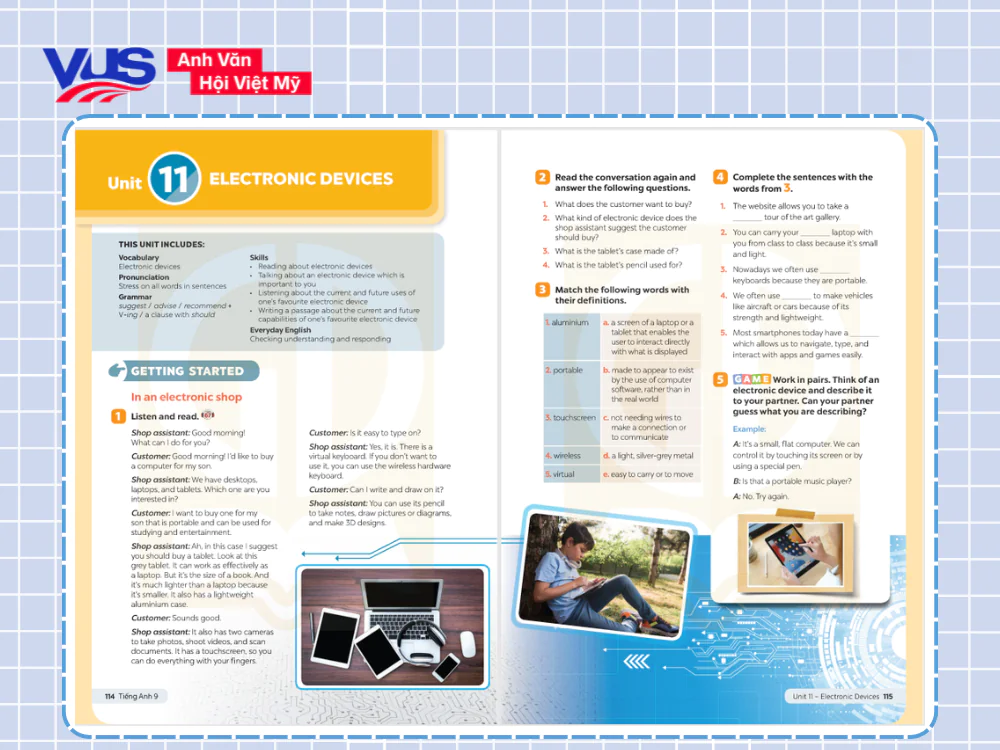 Tiếng Anh 9 Unit 11 Getting Started