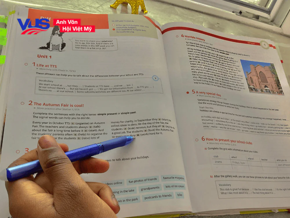 Từ vựng & ngữ ph&aacute;p cần thiết để viết đoạn văn ngắn