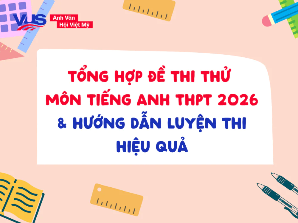 Đề thi thử tiếng Anh THPT