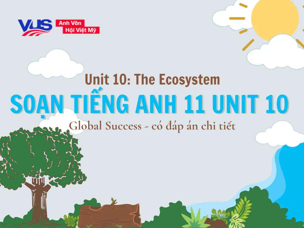 Giải tiếng Anh 11 Unit 10 Global Success: The Ecosystem