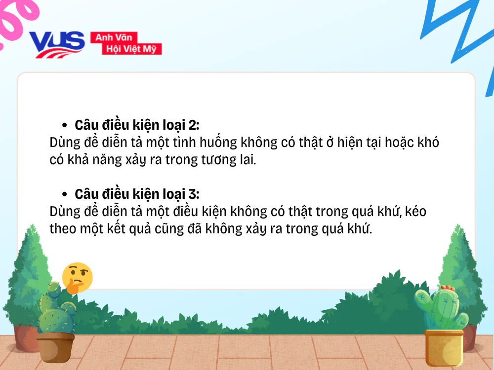 T&igrave;m hiểu về c&acirc;u điều kiện loại 2 & 3 trong tiếng Anh