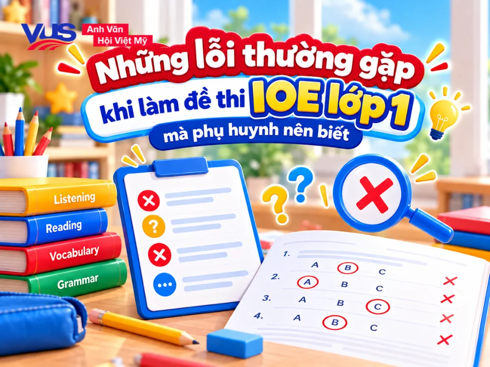 Những điểm cần lưu &yacute; khi l&agrave;m b&agrave;i thi IOE lớp 1