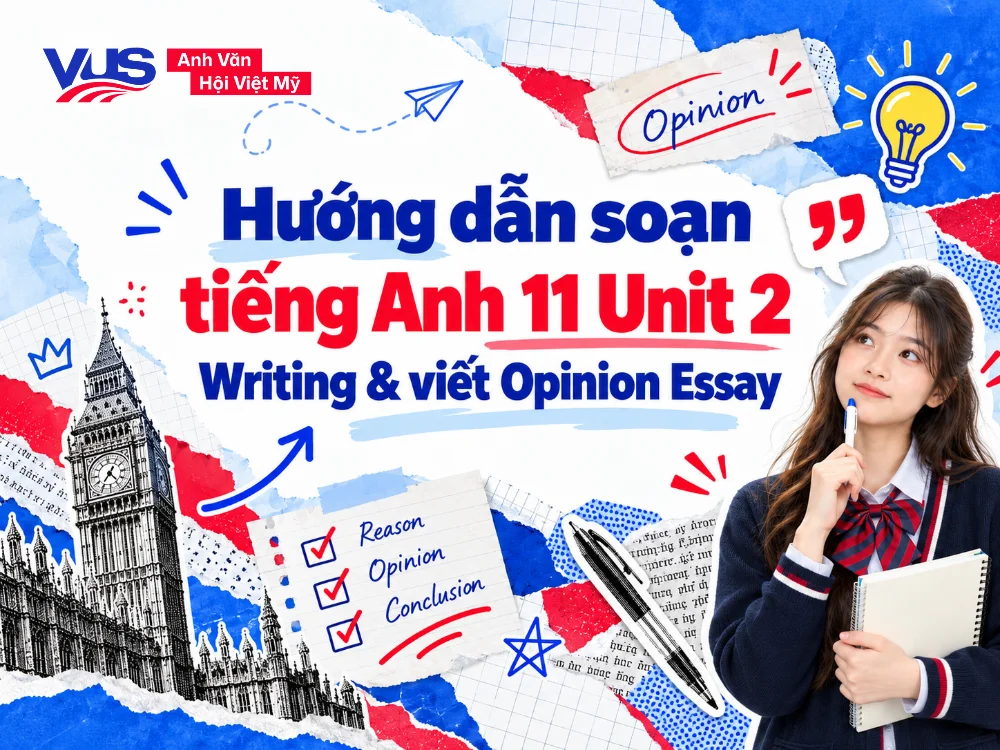 Hướng dẫn soạn tiếng Anh 11 Unit 2 Writing & viết Opinion Essay Hướng dẫn soạn tiếng Anh 11 Unit 2 Writing & viết Opinion Essay
